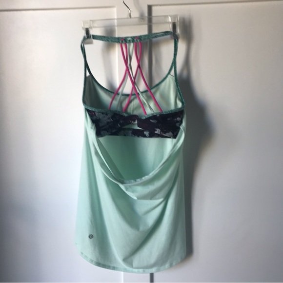 Lululemon straps top with built in bra. - Picture 2 of 7